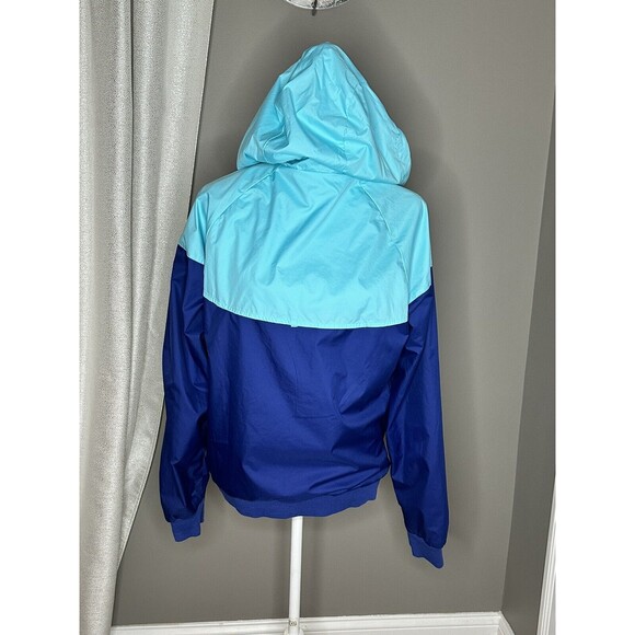 Nike FCB Windrunner Jacket Glanz Nylon Jacket Barcelona RARE Blue Size Small - Picture 5 of 7